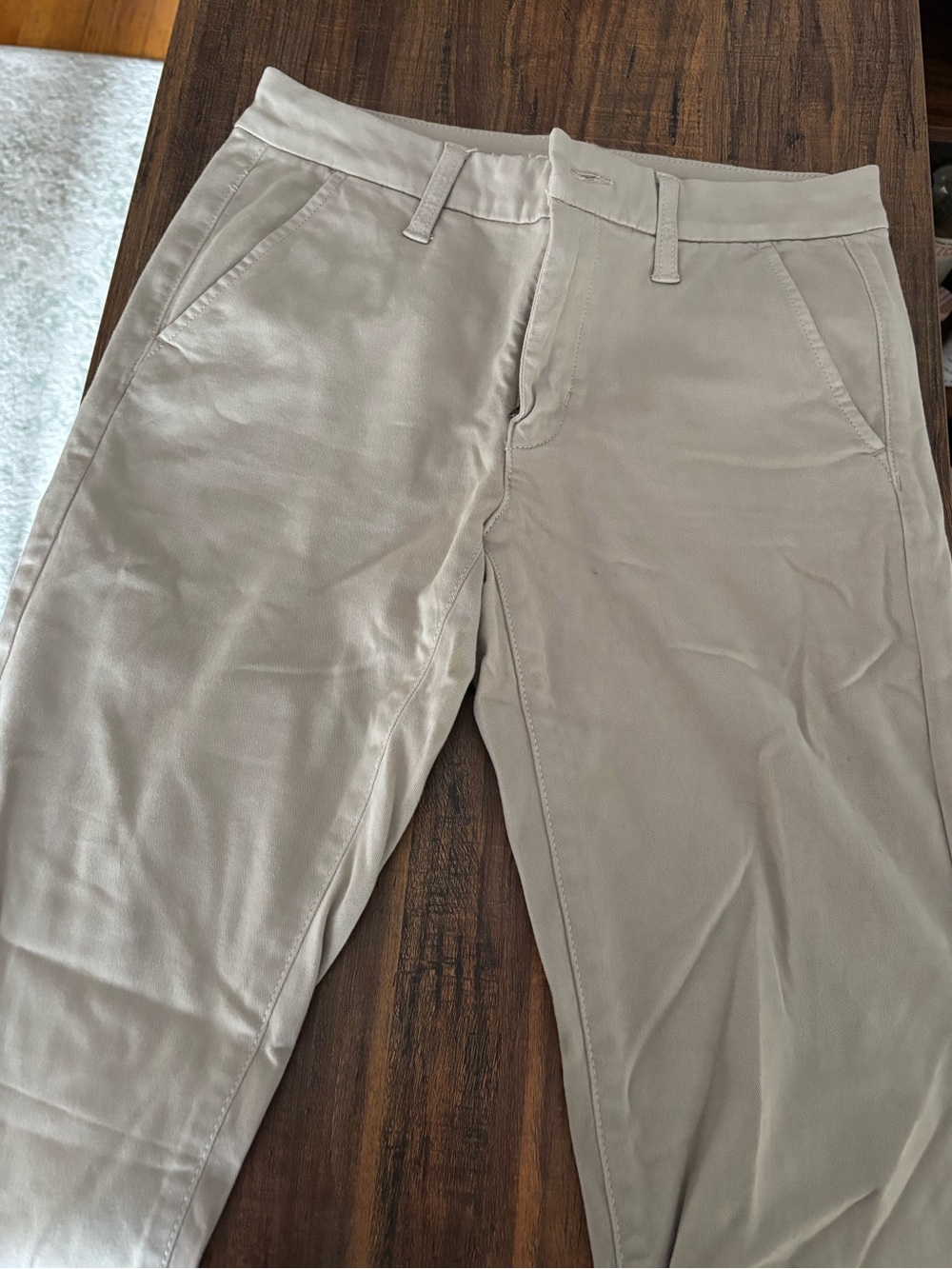 American Eagle Outfitters Light Beige Pants